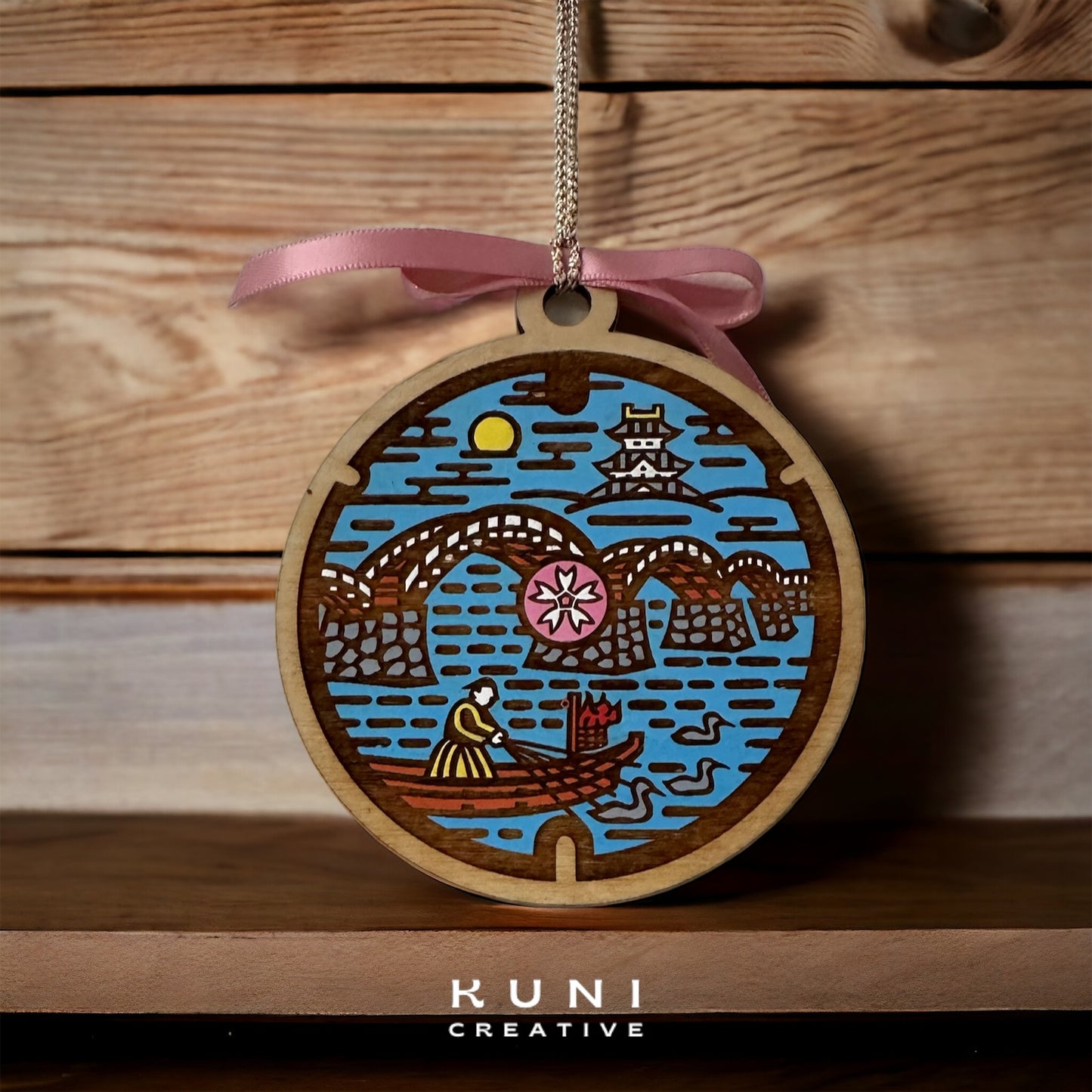 Paint Your Own Iwakuni Manhole Ornament