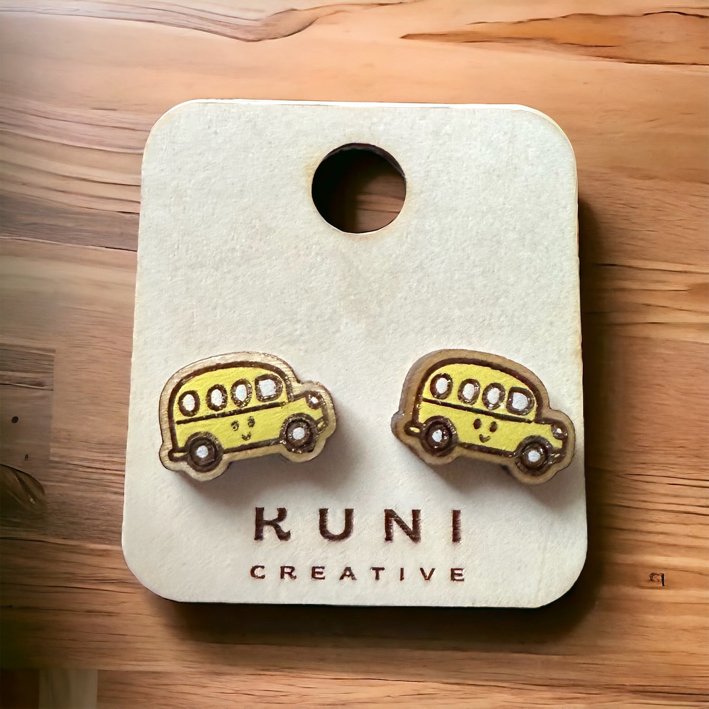 School Bus Stud Earrings