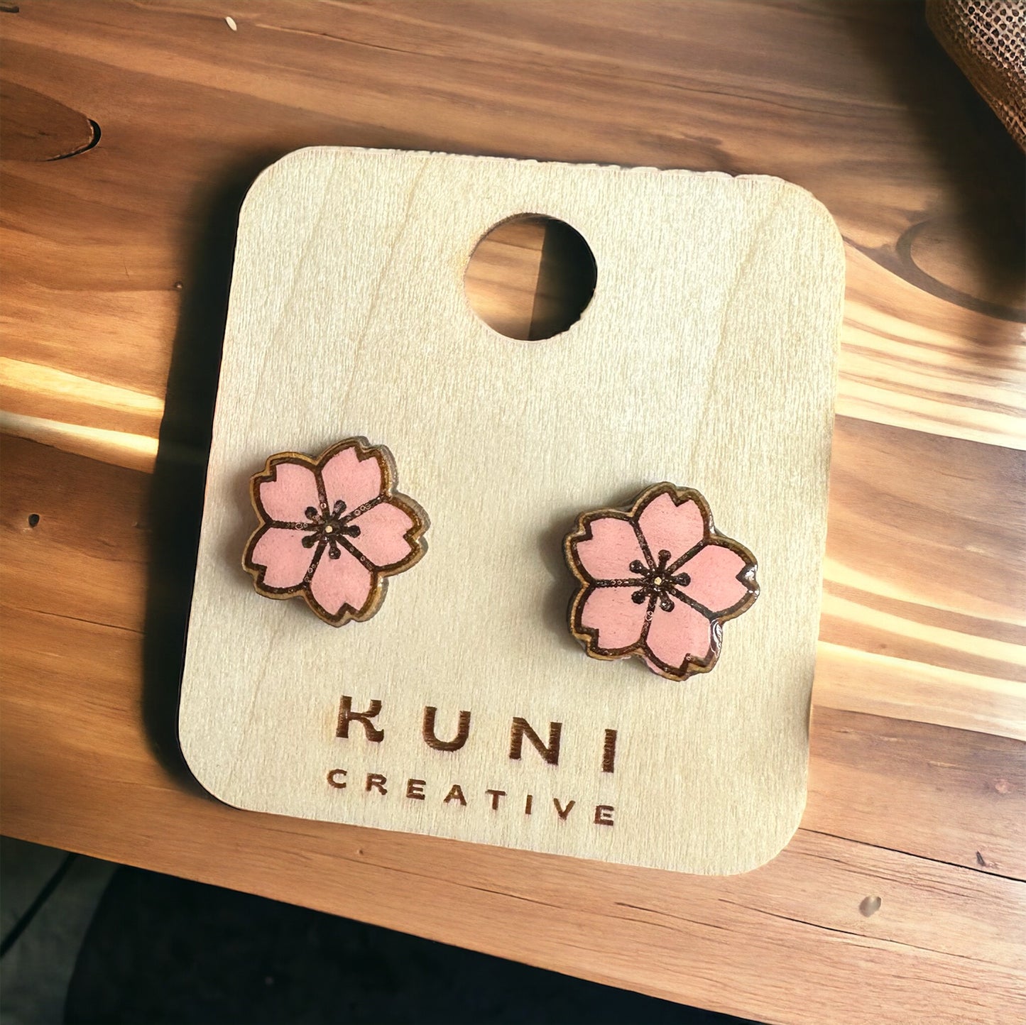 Cherry Blossom Stud Earrings