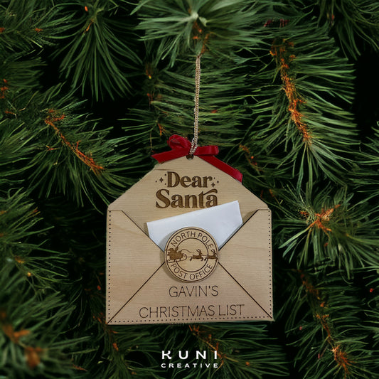 Personalized Dear Santa Ornament