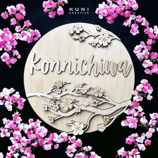 OPEN Paint Party - Konnichiwa Cherry Blossoms